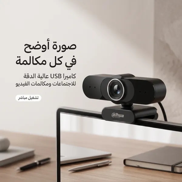 كاميرا الكمبيوتر والمراقبة  من شركة داهواى ضمان عام