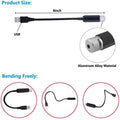 ليزر USB للسيارة والديكور بثلاث عدسات وشاحن سيارة