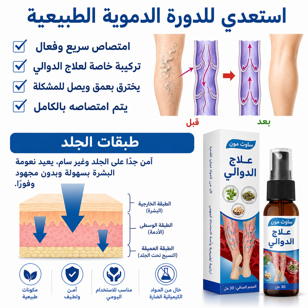 • عرض قطعتين بخاخ ازالة الدوالي