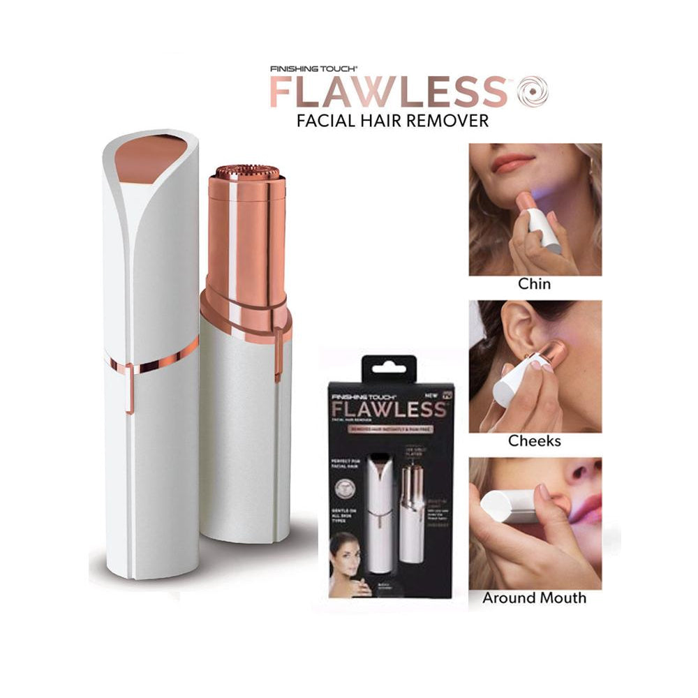 ماكينة ليزر Yes + جهاز Flawless لأزالة الشعر + مماكينة تحديد Flawless تعمل بالشحن