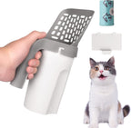 Animal waste sorting accessory in black, designed for pet waste management, featuring a durable plastic construction.