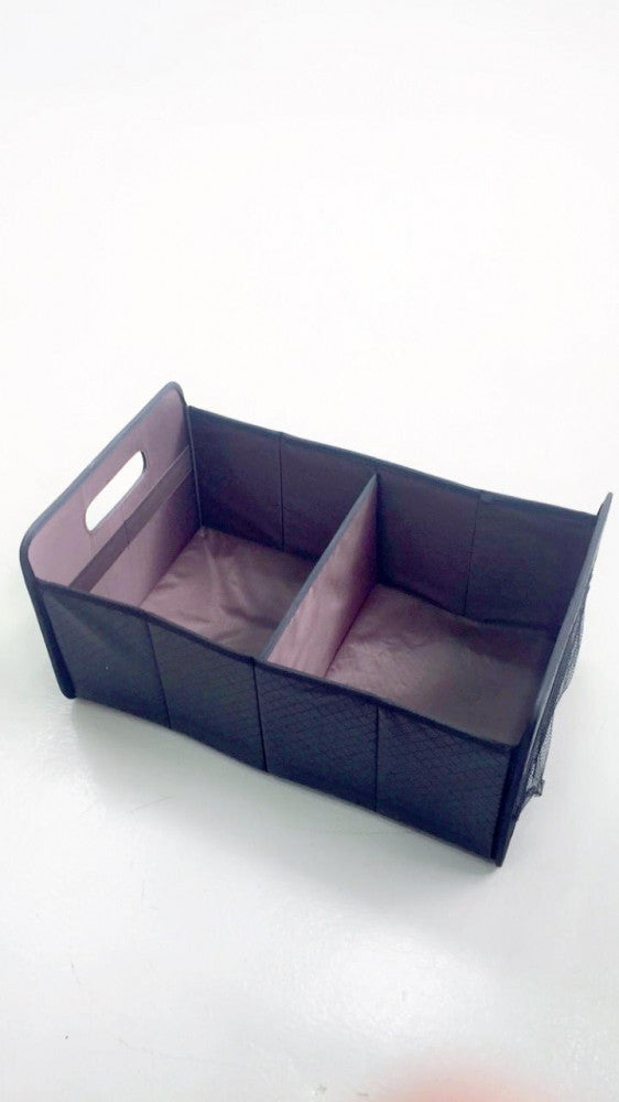 Car trunk organizer from سوق كوم, practical automotive accessory with multiple compartments for efficient storage in the vehicle.