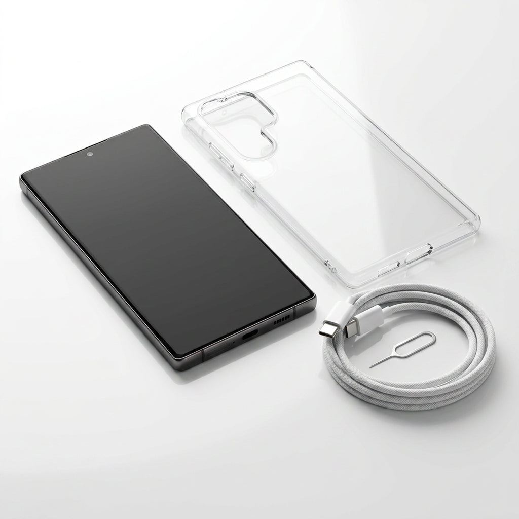 U25 Ultra 5G smartphone by سوق الأمانة, displaying sleek black mobile with large screen and modern design.