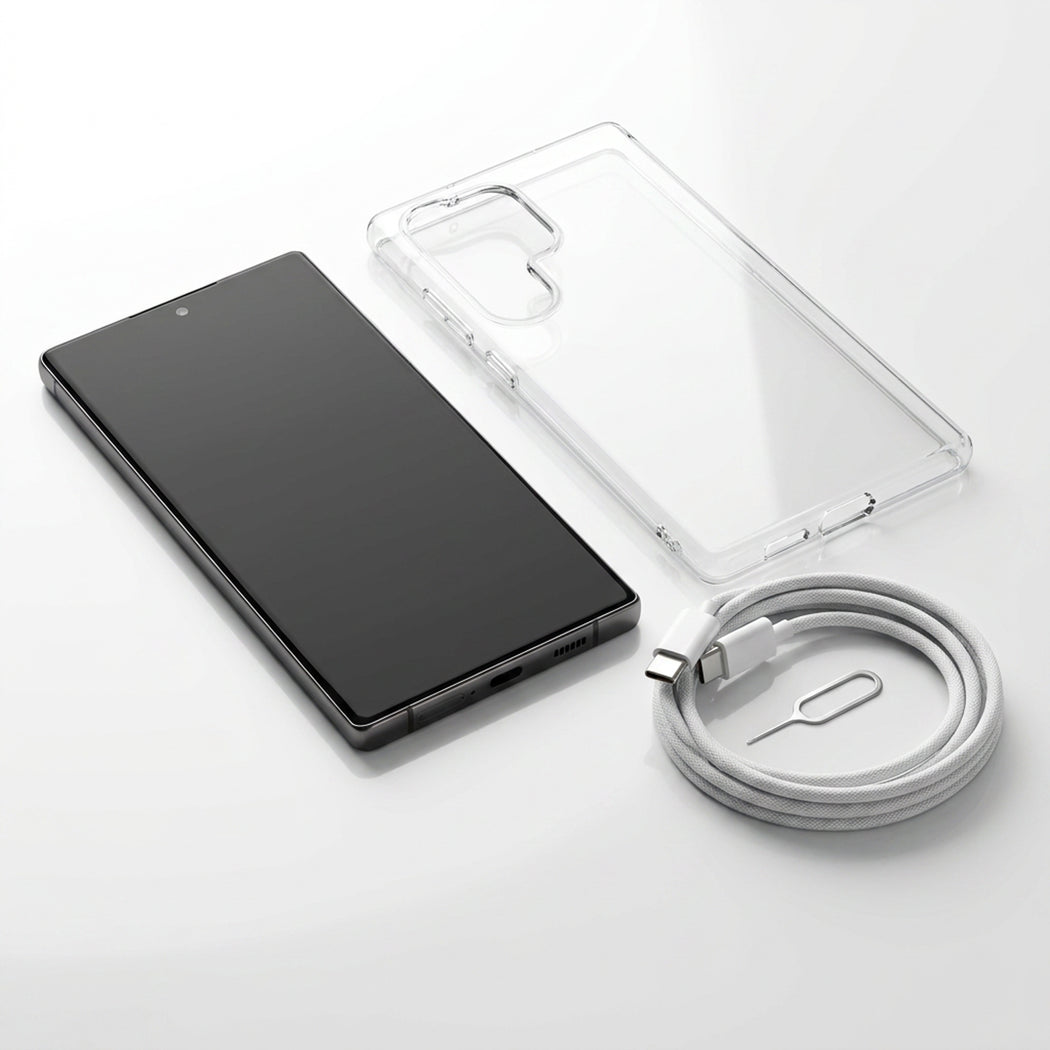U25 Ultra 5G smartphone by سوق الأمانة, displaying sleek black mobile with large screen and modern design.