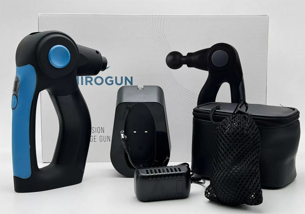 مسدس تدليك كهربائي CHIROGUN - تخفيف آلام العضلات بسرعة وسهولة