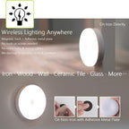 ضوء ليد دائري أبيض حساس للحركة للشحن عبر USB