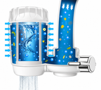 Two easy-to-install faucet filters from سوق كوم, popular best-seller, shown in the image with clear filter components.