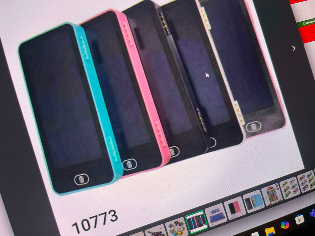 مقلمة ذكية للأطفال مع شاشة كتابة LCD ومساحة تخزين للأقلام