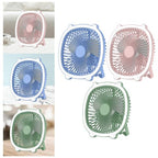 Modern 2-in-1 fan with flashlight, portable cooling device by سوق كوم, showing the fan blades and built-in light.
