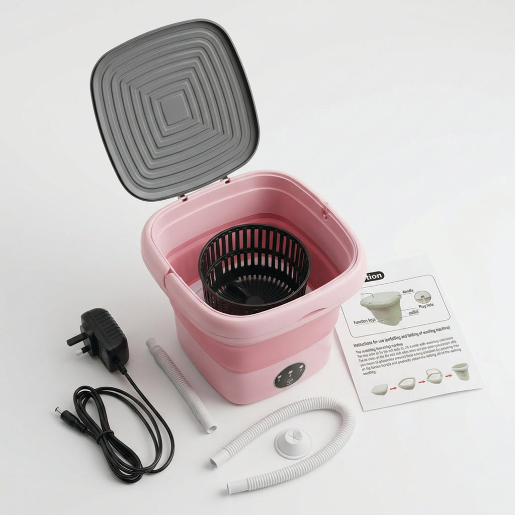 • غسالة ملابس واحذية محمولة