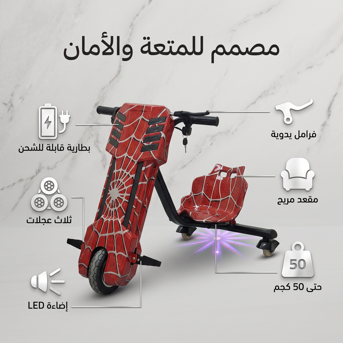 سكوتر كهربائي دريفتينج