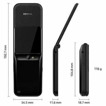 • Nokia 2720 Flip phone Dual Sim + ضمان سنه