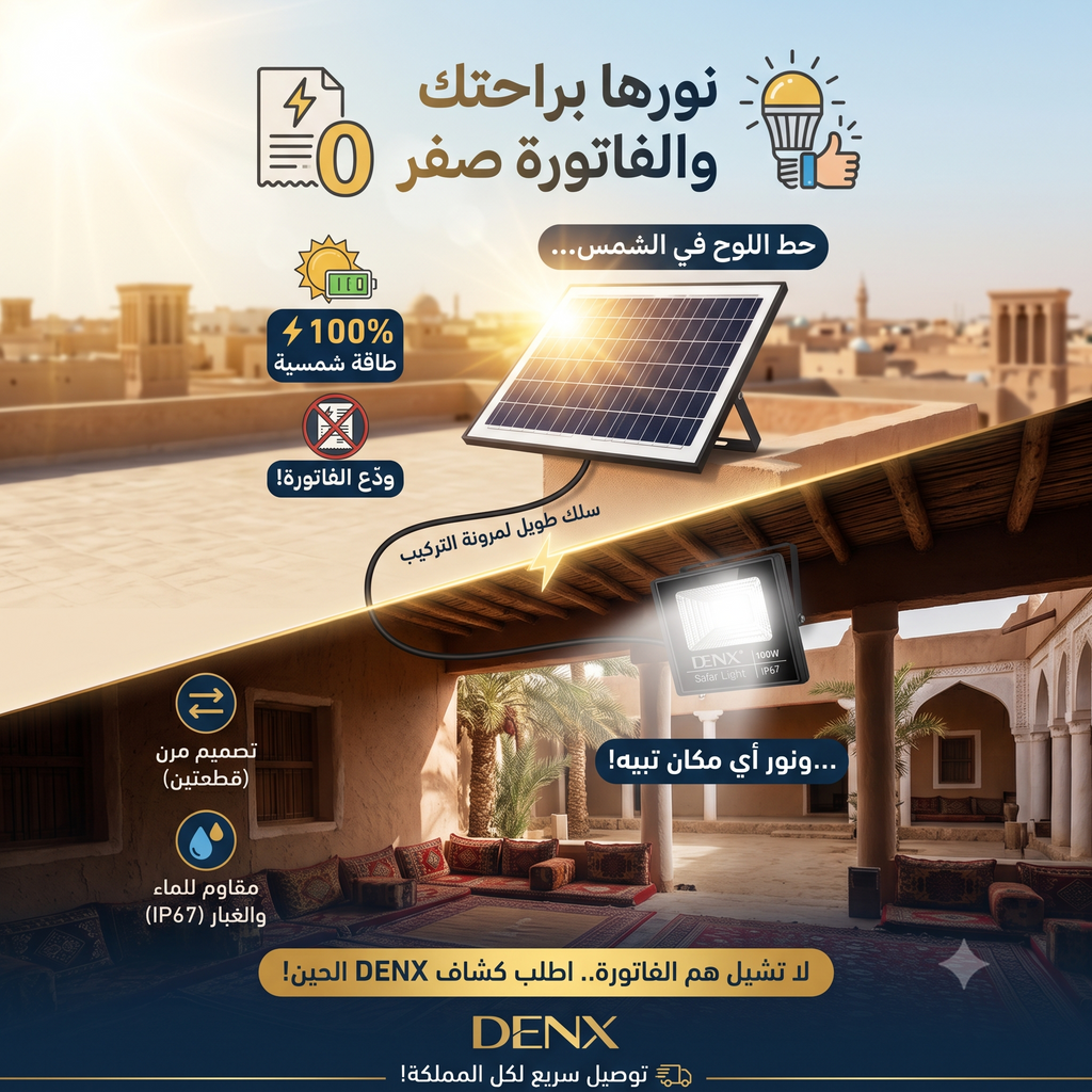 كشاف الطاقة الشمسية للمنزل من دينيكس