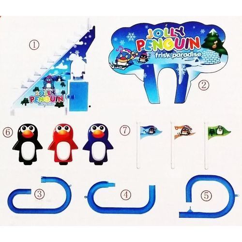 Colorful Penguin Wonderland amusement game by سوق كوم, featuring playful penguin characters and vibrant interactive elements.