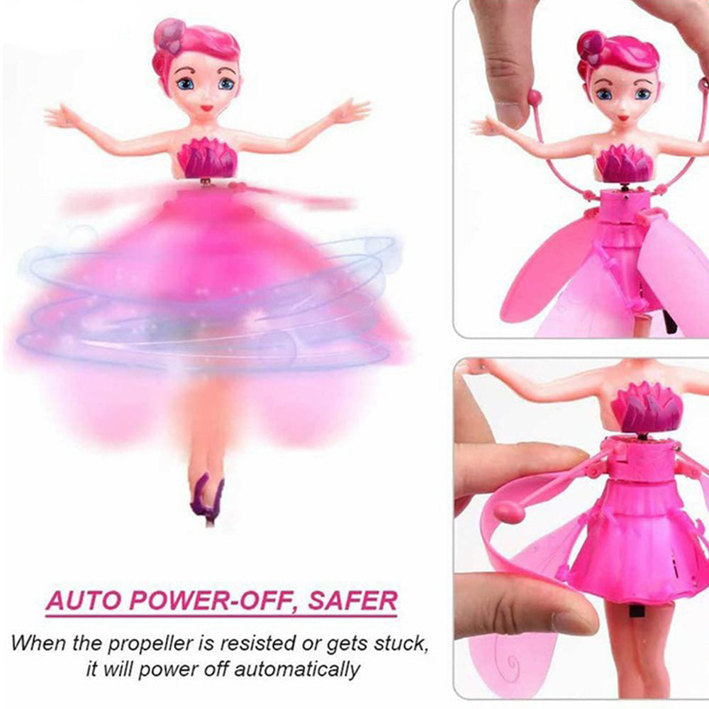 Colorful toy flying doll from سوق كوم for children, featuring vibrant design and playful features in an engaging toy game.