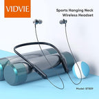 • VIDVIE BT859 Magnetic Wireless Headset Bluetooth Neckband