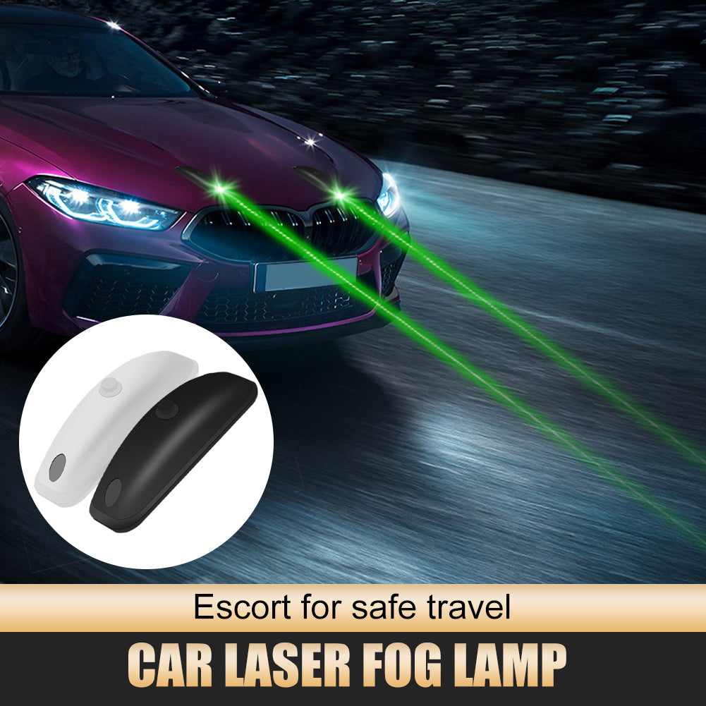 Wireless remote control laser accessory for cars, compact device with buttons, used for car customization and remote laser features.