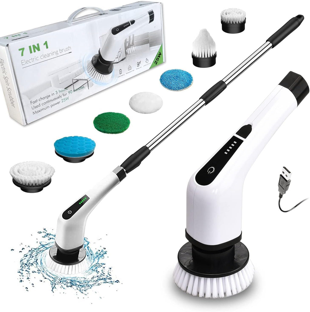 عرض طقم فرشه التنظيف الدواره مع قطعه اسبراي التنظيف الجبار Multipurpose Bubble Cleaner