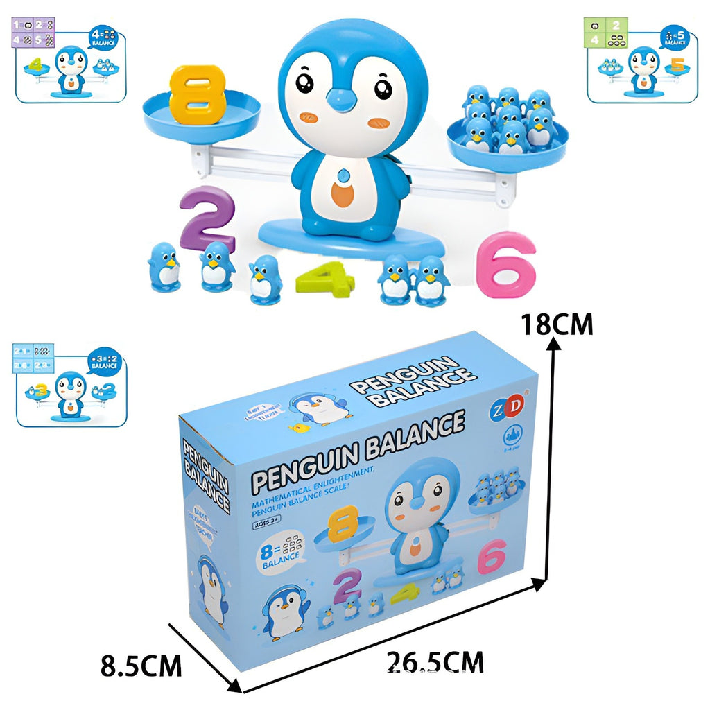 Colorful educational number balance toy for children, featuring numbered blocks for learning and play, by سوق كوم.
