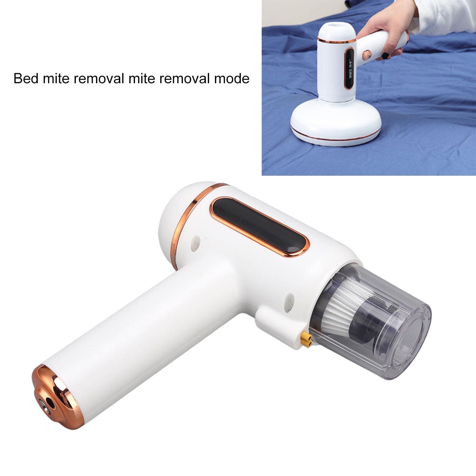 Portable 3-in-1 rechargeable cleaning vacuum cleaner from سوق كوم, showing compact design and versatile cleaning attachments.