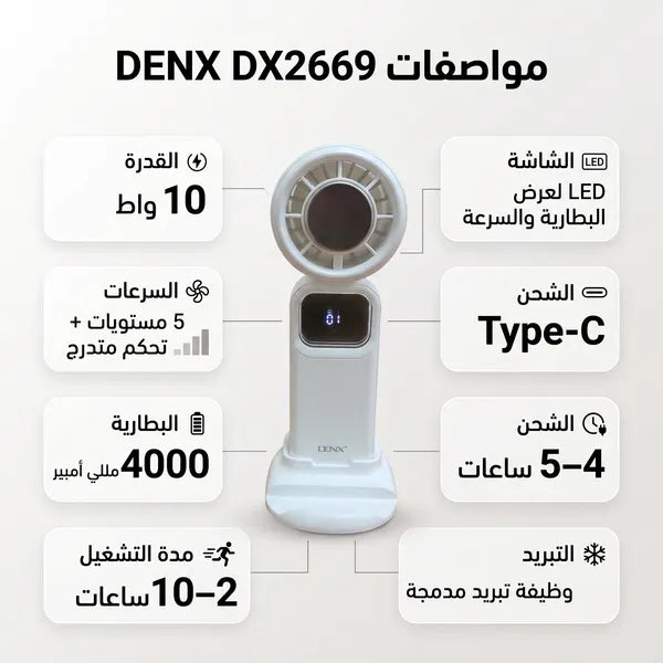 مروحة رقبة توربو محمولة