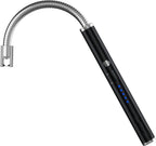 Electric USB lighter from سوق كوم with sleek design, rechargeable and portable for convenient fire ignition.
