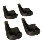 Magnetic car mud flap accessory showing the durable black material and secure attachment for vehicle protection.