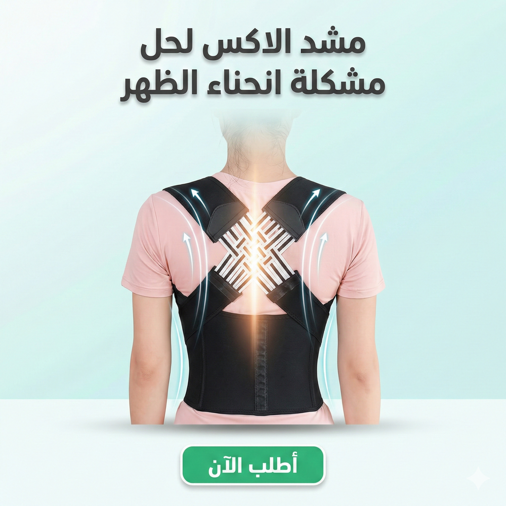 • مشد الاكس لحل مشكلة انحناء الظهر