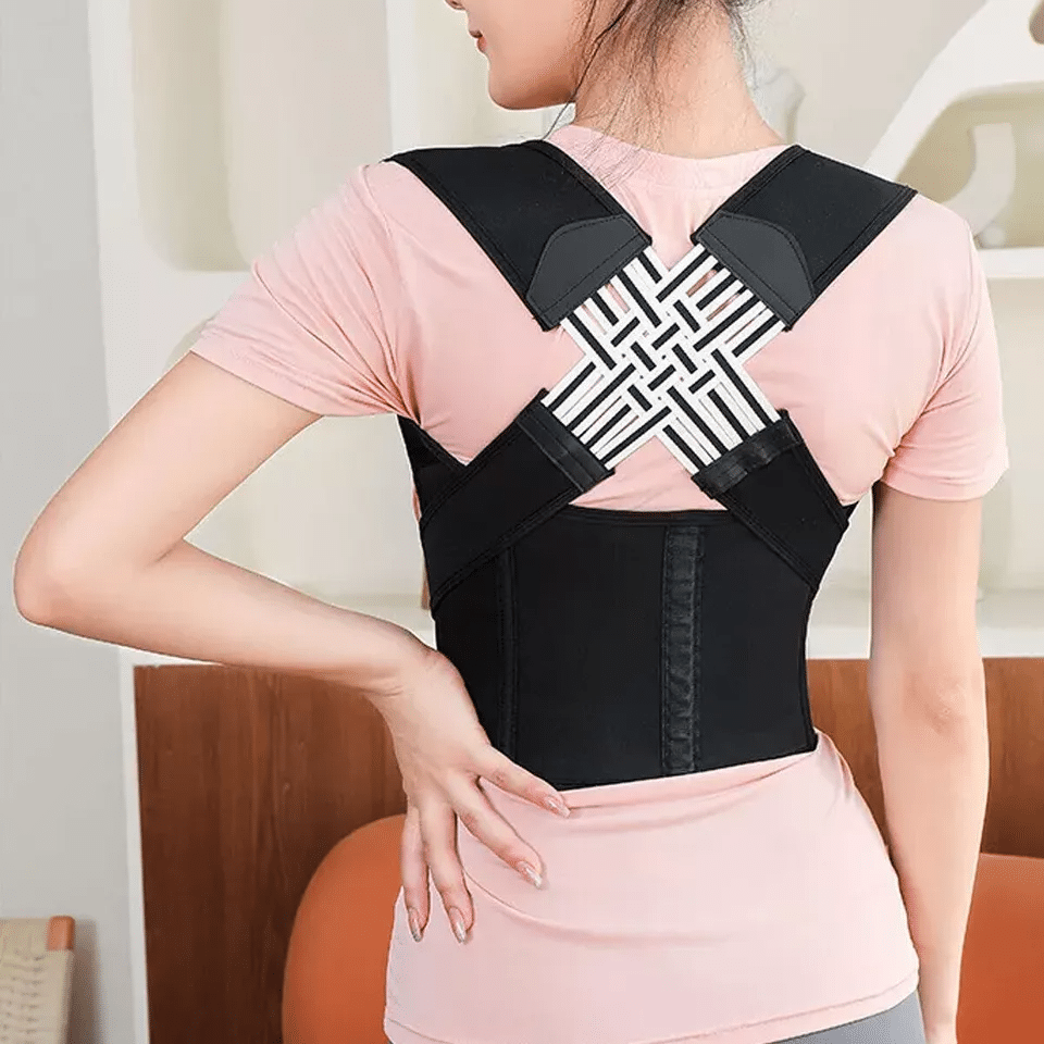 Medical back support belt from سوق كوم designed to correct spinal curvature and improve posture.