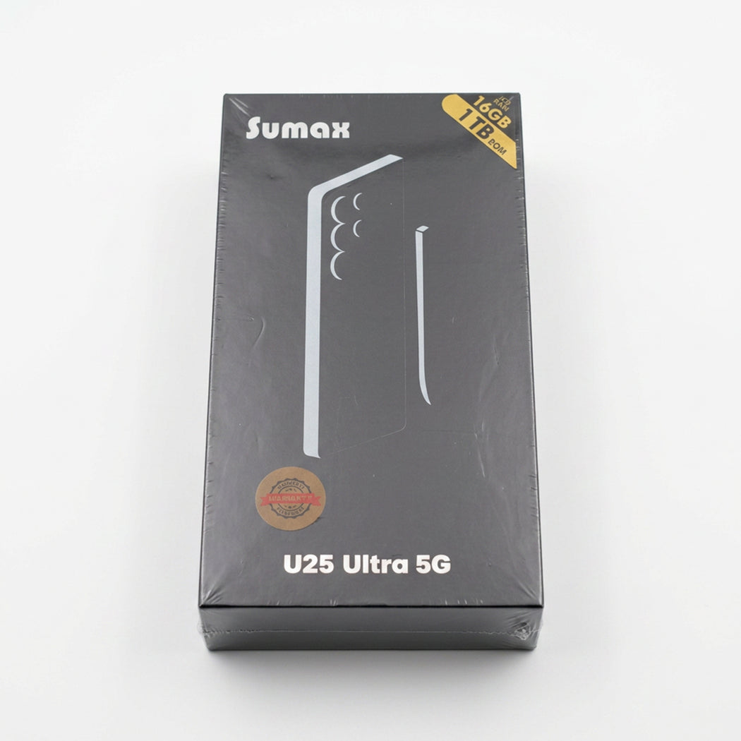 U25 Ultra 5G mobile phone from سوق الأمانة showing the front display with sleek design and vibrant screen in Saudi Arabia.