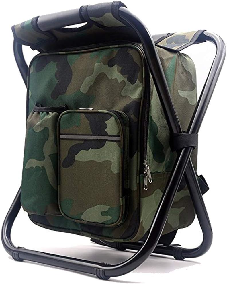 Portable travel chair with carrying bag, compact and lightweight, ideal for outdoor trips and camping, by سوق كوم.