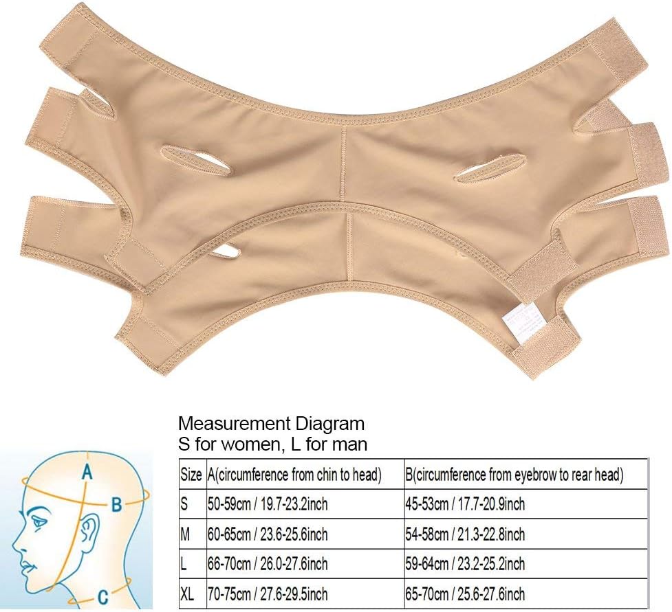 عرض التجميل ( جهاز مساج لشد الوجة والرقبة + حزام نحت الذقن )