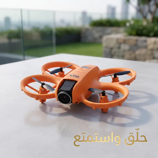 درون ميني بكاميرتين وحماية للمراوح – تصوير وطيران بأمان