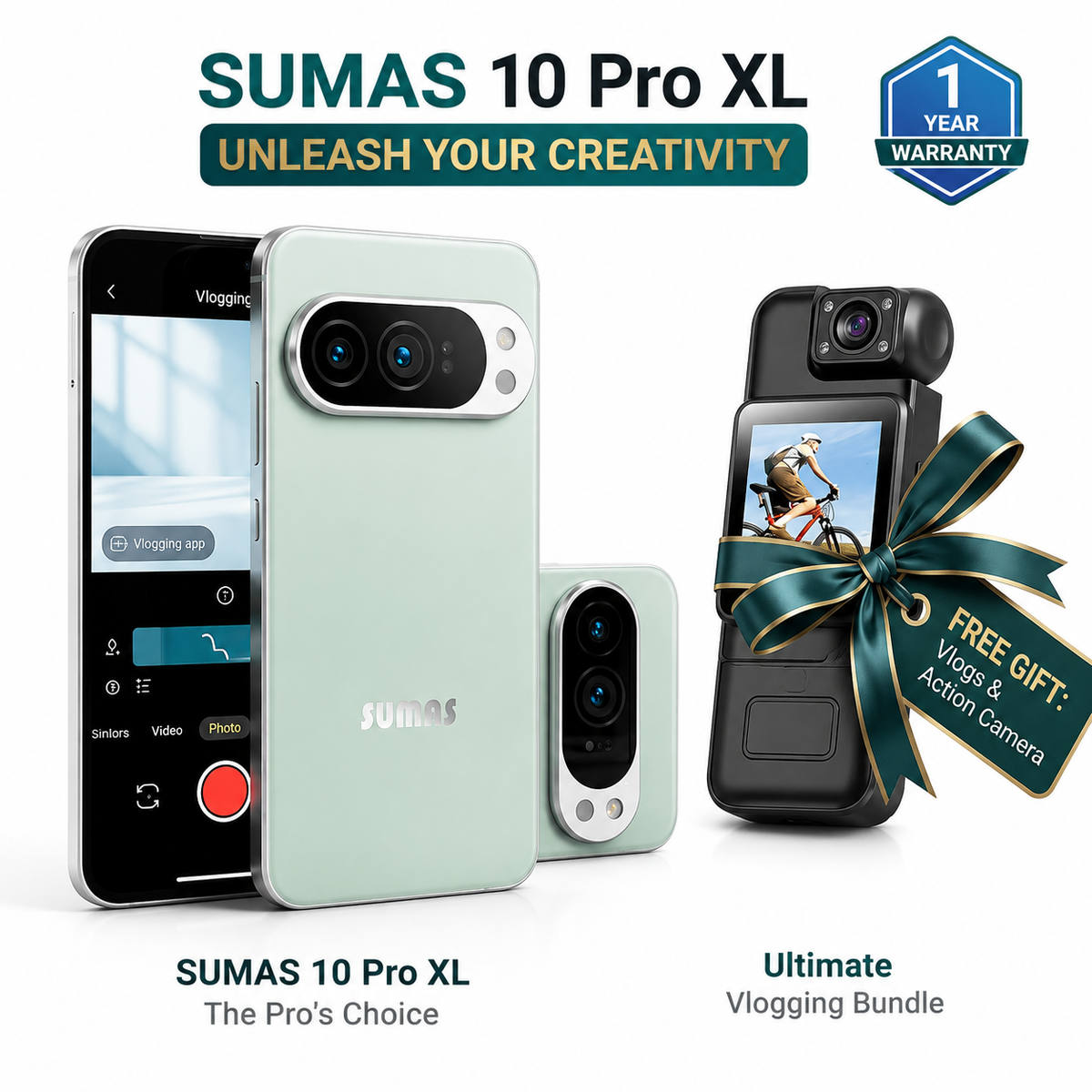 هاتف  Pro XL (ضمان عام ) ثنائي الشريحة + كاميرا تصوير 4K