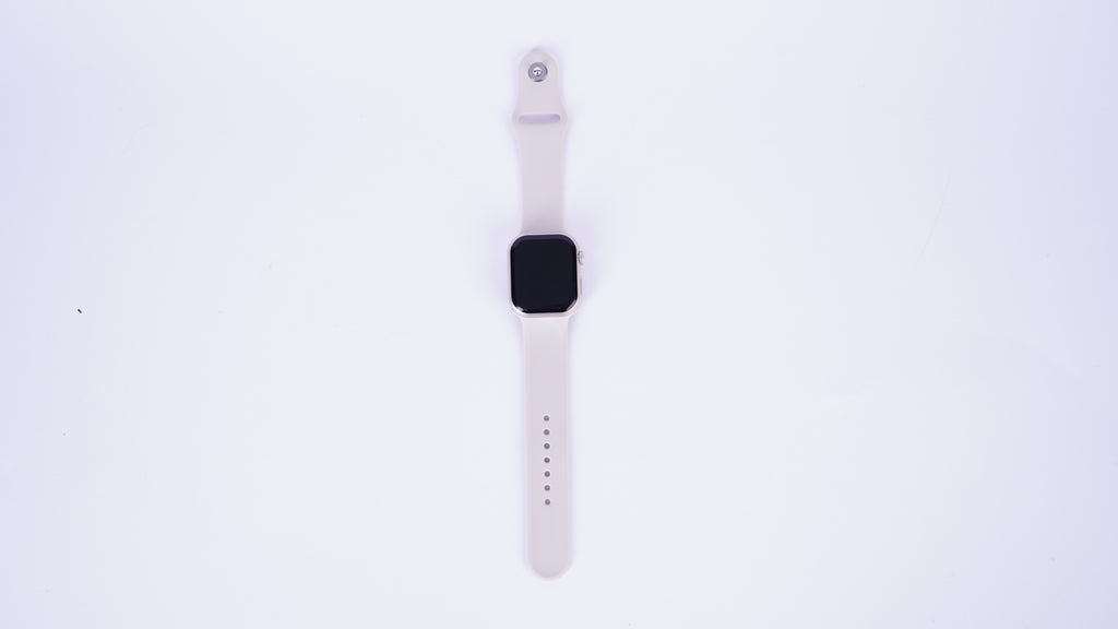 Haino Teko Smart Watch HW9 Mini displaying digital time and health tracking features on a sleek black strap.