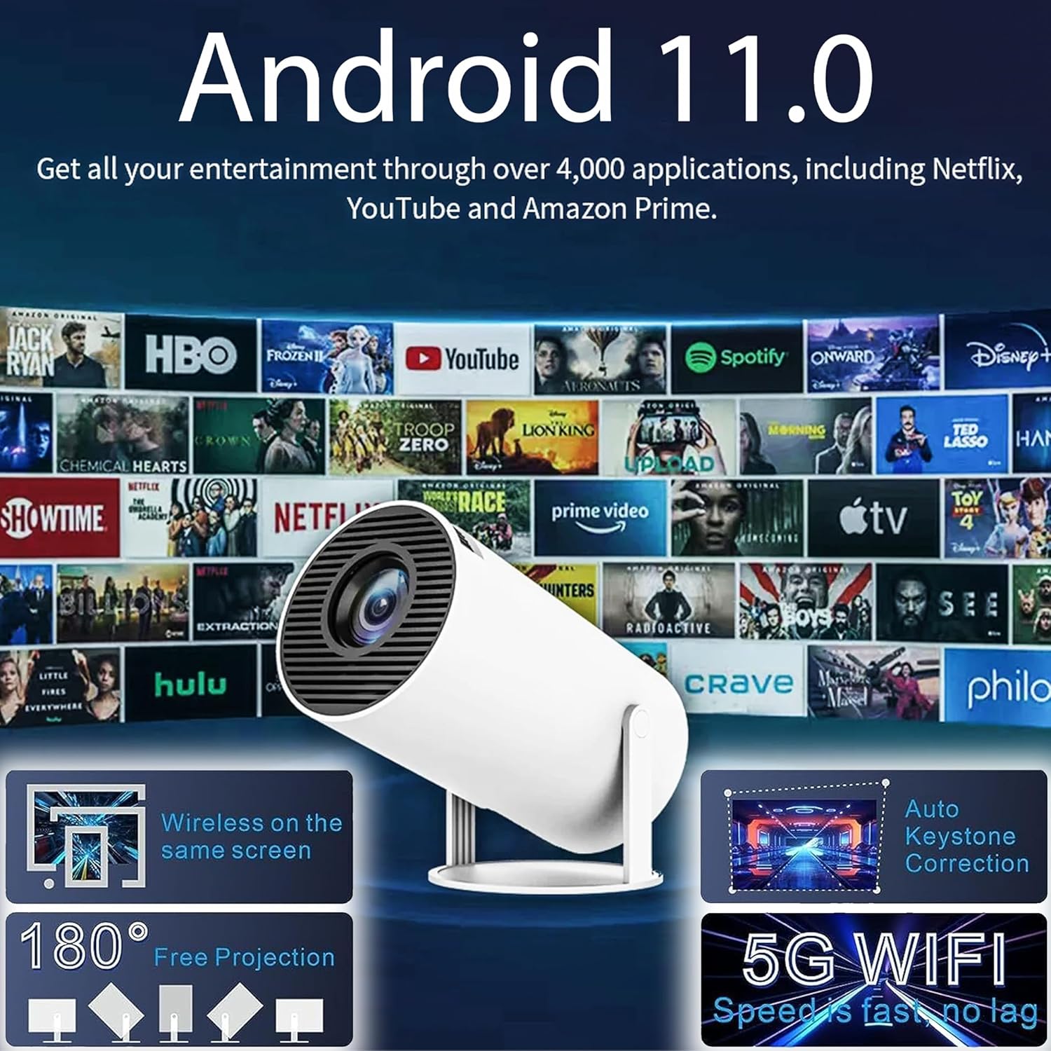 عرض اتاري 4k + جهاز عرض بروجيكتور