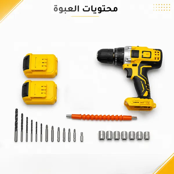 شنيور مع مفكات وسوكيت وصلة مرنة