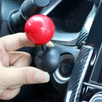 Car key ignition switch accessory shaped like gear shifter for car accessories, designed for easy use and stylish look.