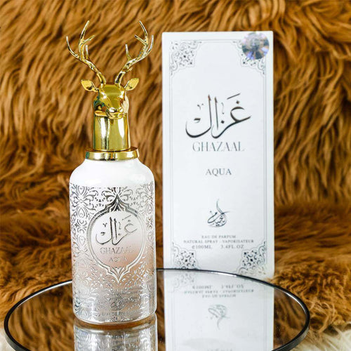 `زجاجة عطر غزال الأصلي الأبيض 100 مل عود فاخر أنثوي`