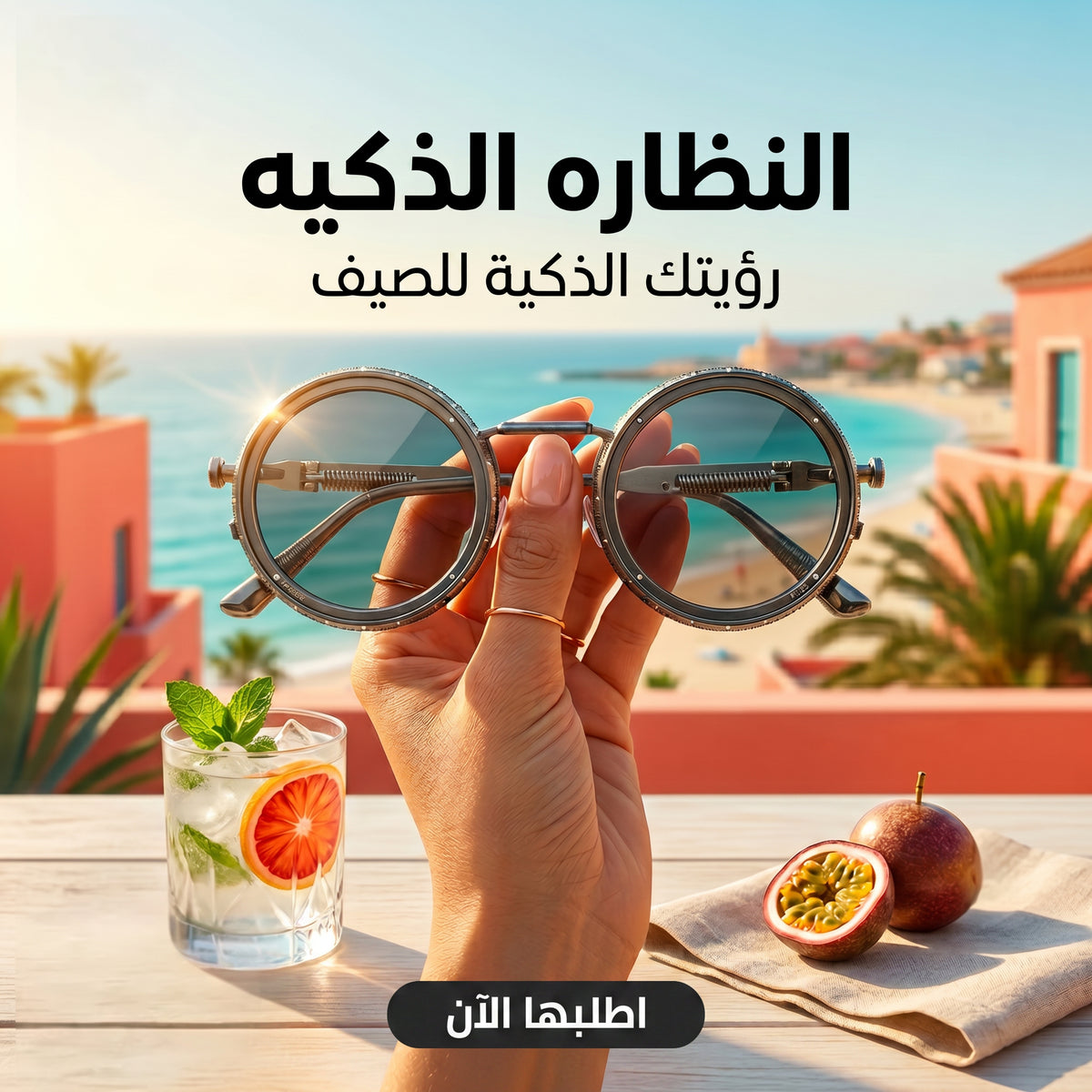 فلتر ND بتسع مستويات لتقليل الوهج أثناء القيادة