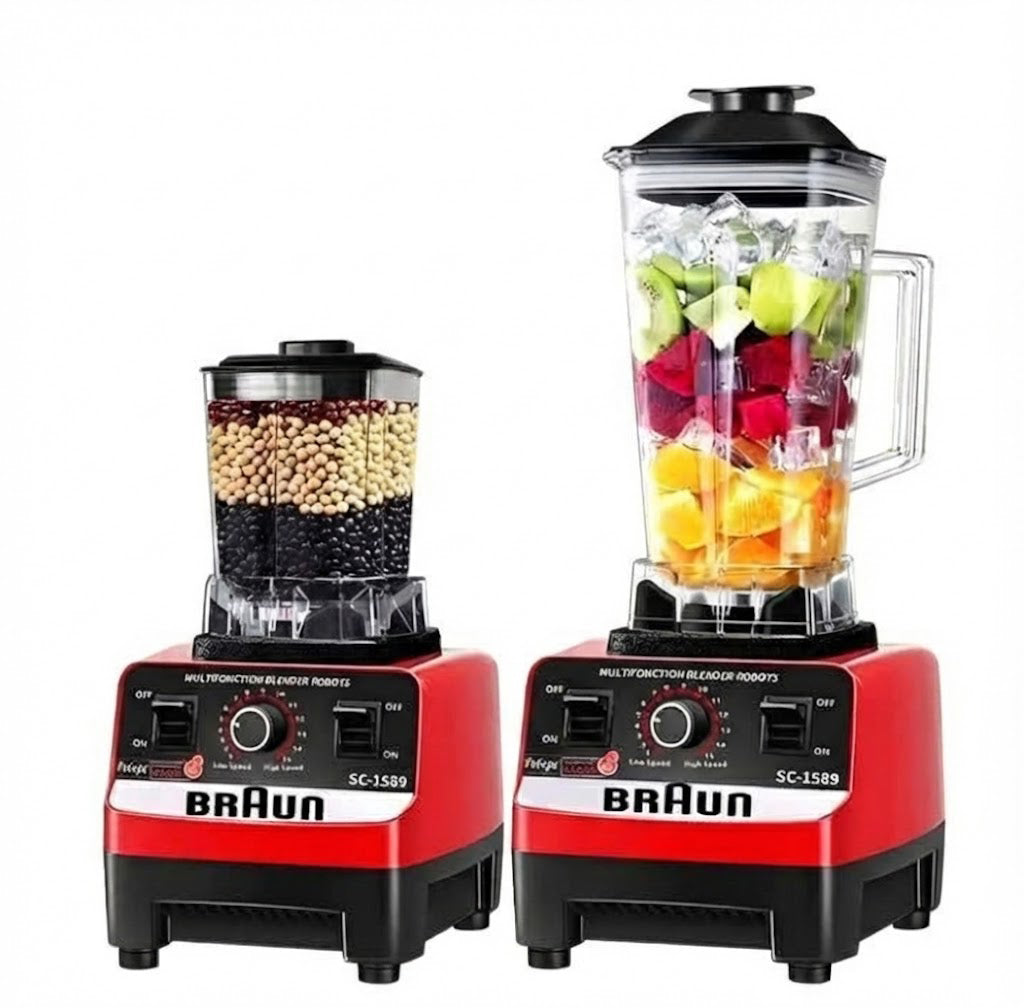 عرض قطعتين خلاط + مطحنه 10000 وات BRAUN