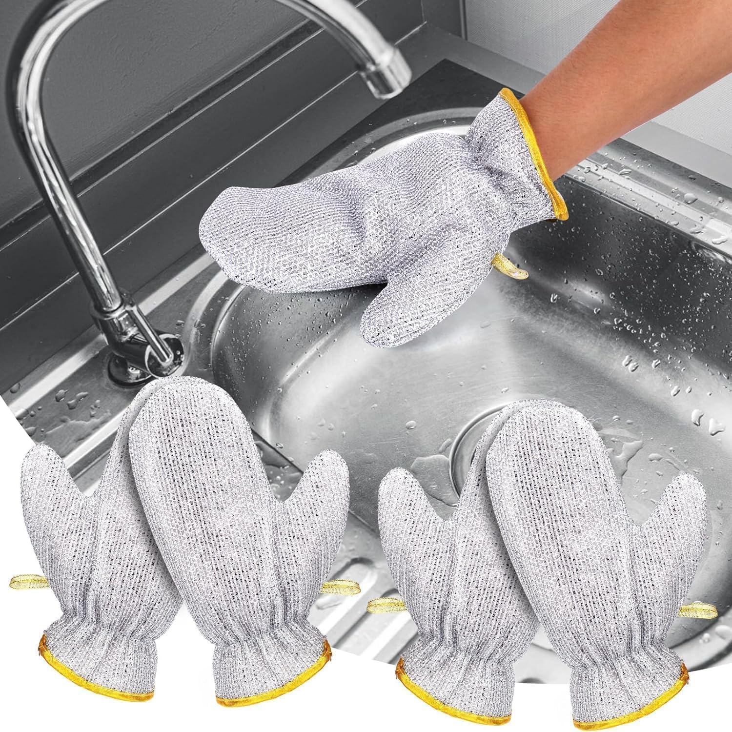 عرض اسبراي التنظيف الجبار Multipurpose Bubble Cleaner مع جوانتي سلك