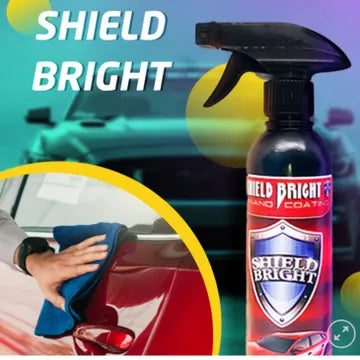 عرض : قطعتين Shield Bright ملمع سيارات  + 2 فوطة مايكروفايبر هدية