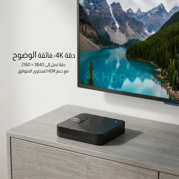 • TV بوكس اندرويد ذكي بجودة 4K
