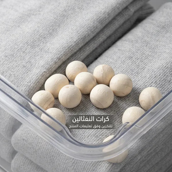كرات الكافور لحماية الملابس الشتوية والمفارش من الحشرات