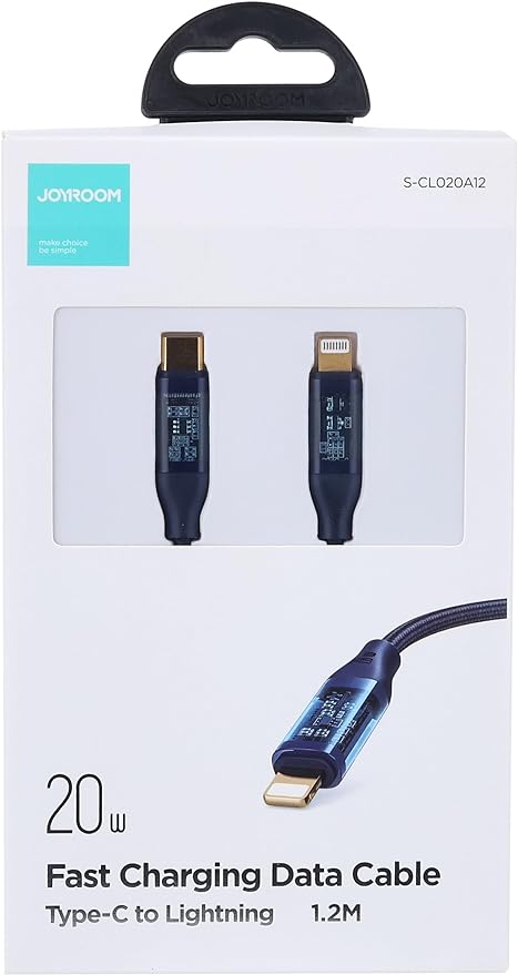 • Joyroom Fast Charge Data Cable Type-c to lightning 3M- 20W
