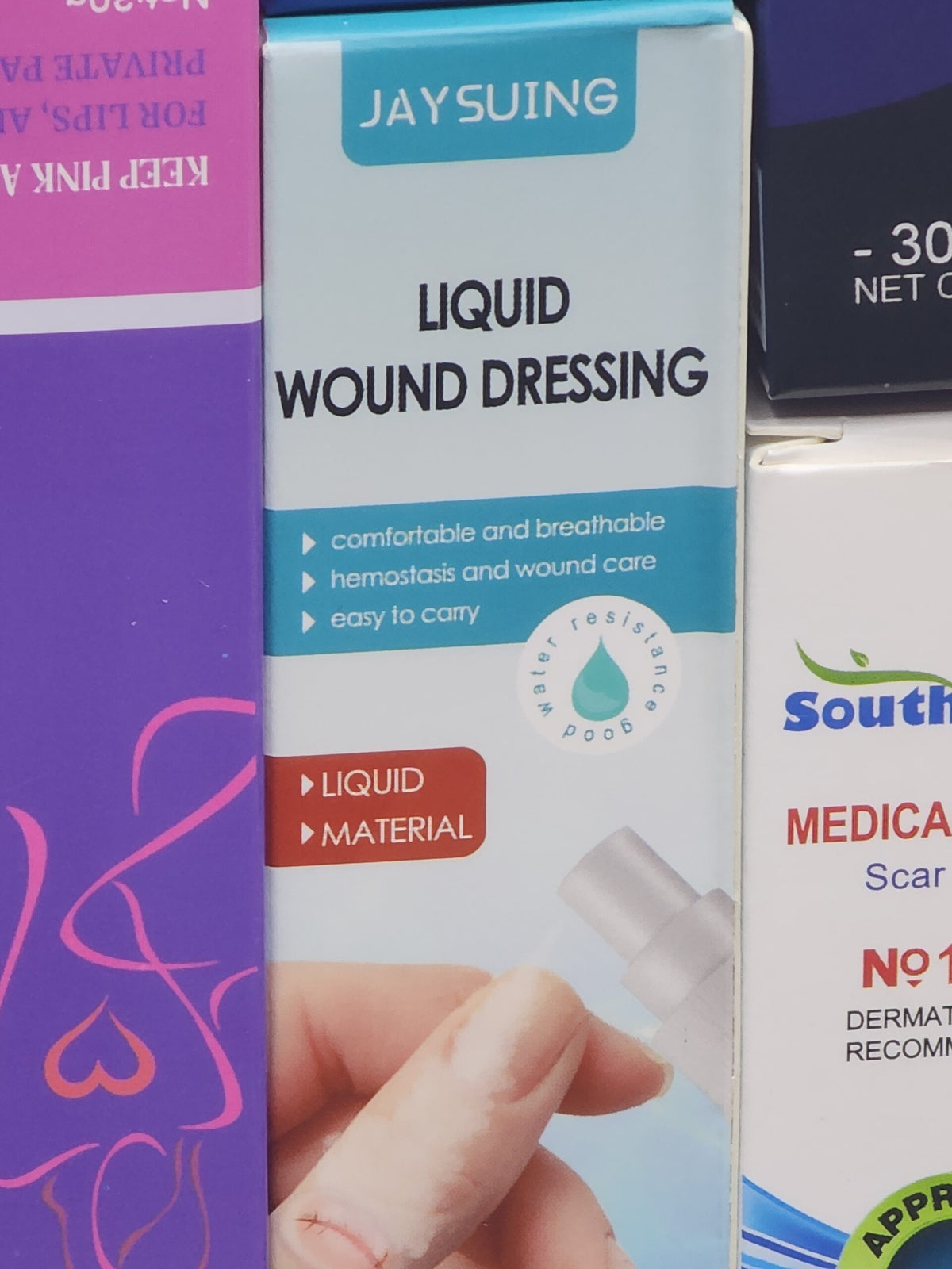 بخاخ الضمادة السائلة للجروح والخدوش,حماية سريعة ومقاومة للماء – 30 مل