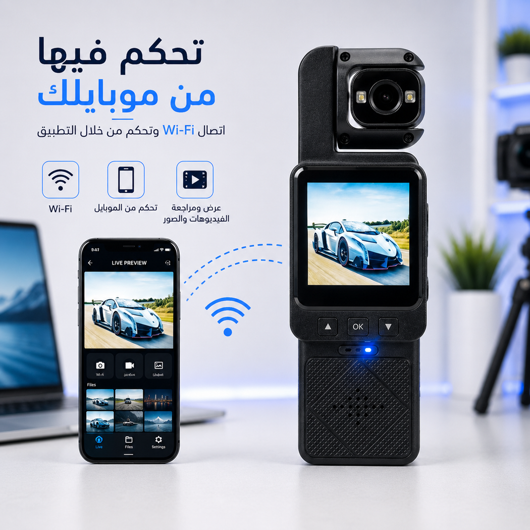 كاميرا تصوير فلوجز حديثة بدقة FHD 1080P ورؤية ليلية