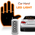 Car hand LED light accessory in black with flexible arm for interior or exterior vehicle lighting, designed for car customization.