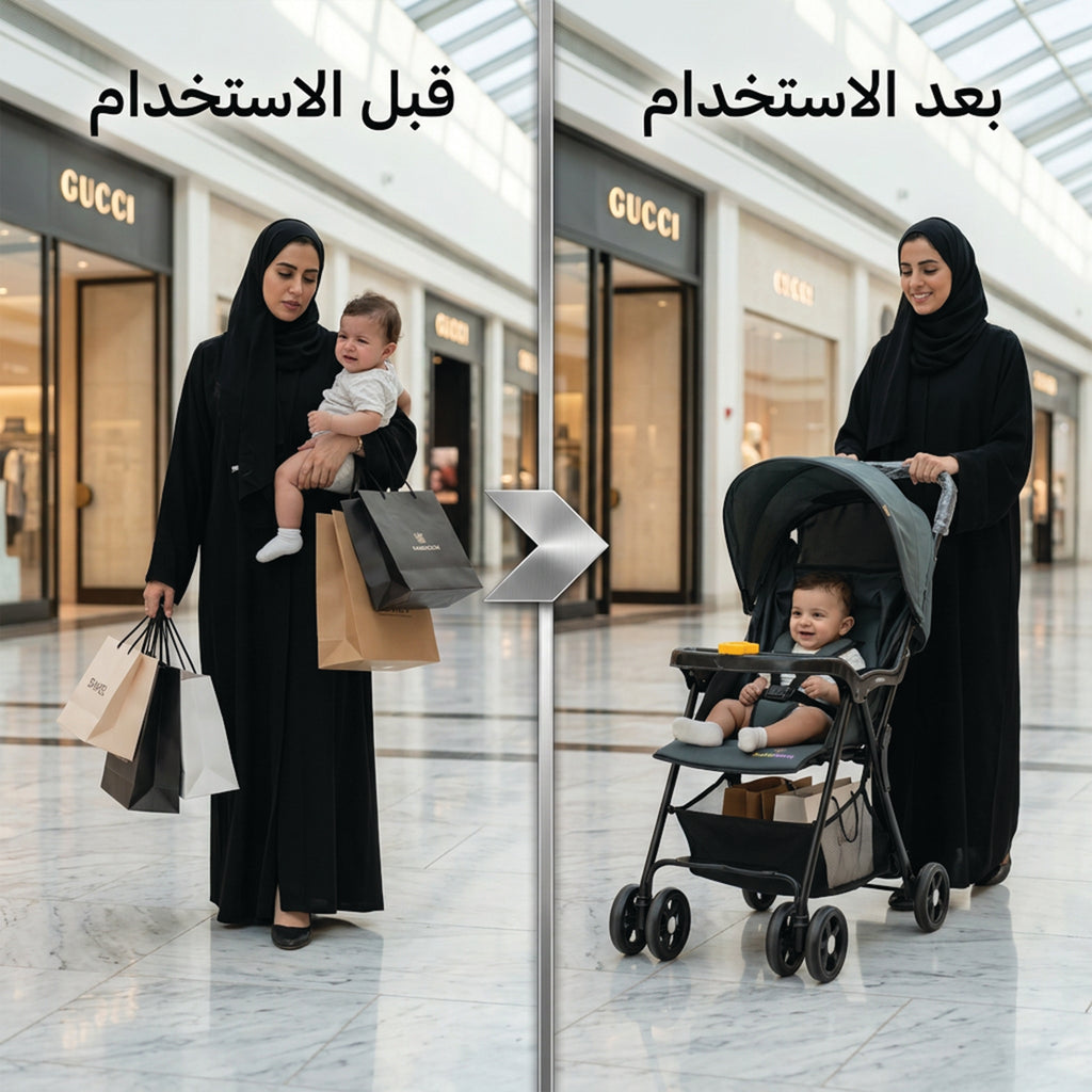 عربة أطفال محمولة للسفر ضمان سنة